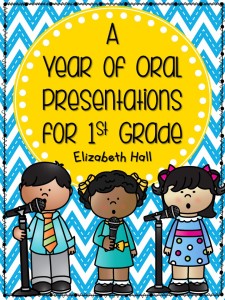 Oral Presentations for First Grade Giveaway