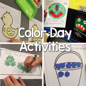 Kindergarten Color Days