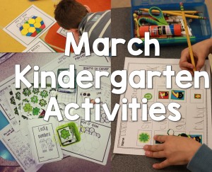 March Kindergarten Activities